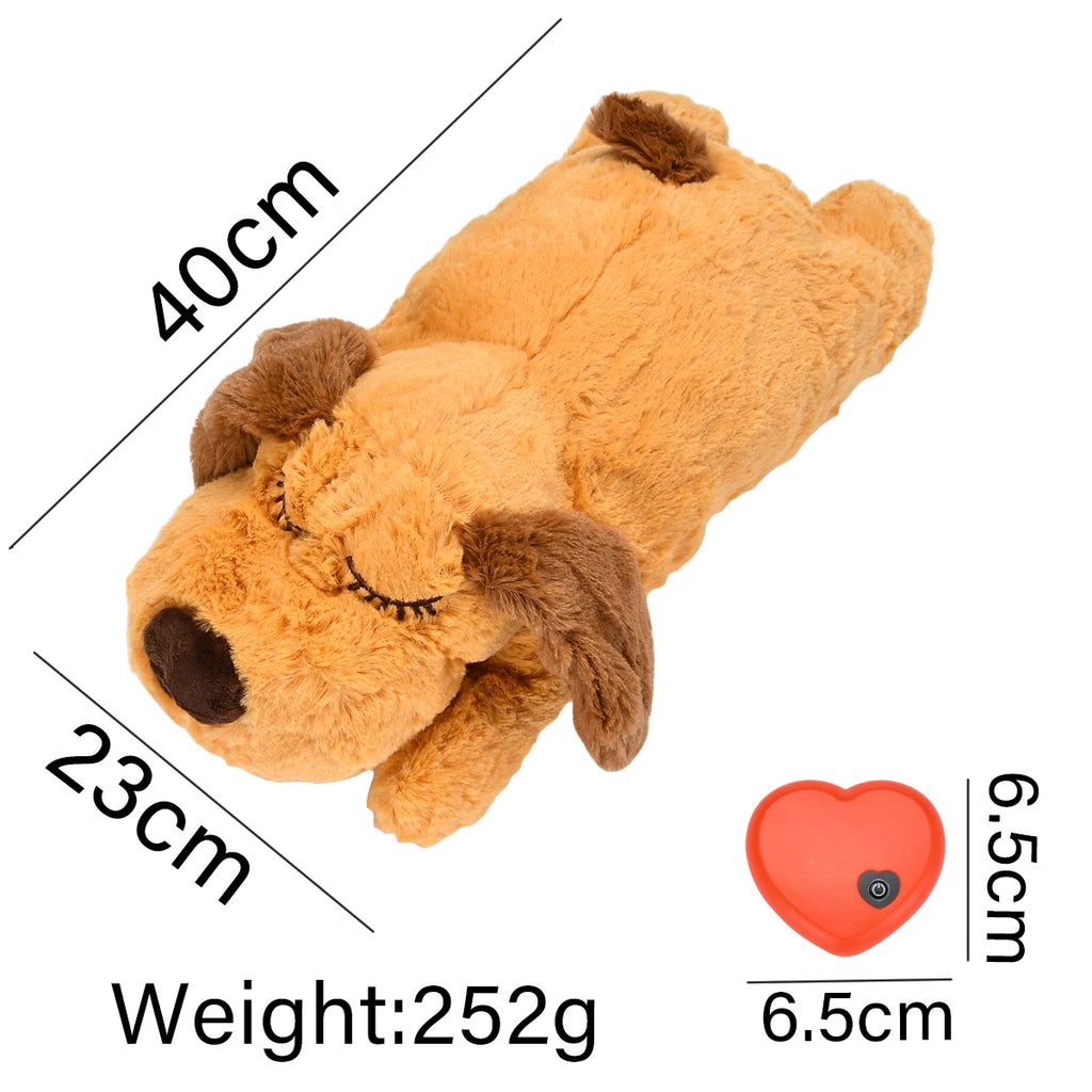 Beruhigendes Kuscheltier mit Herzschlag – Sicherheit für deinen Hund 🐾❤️