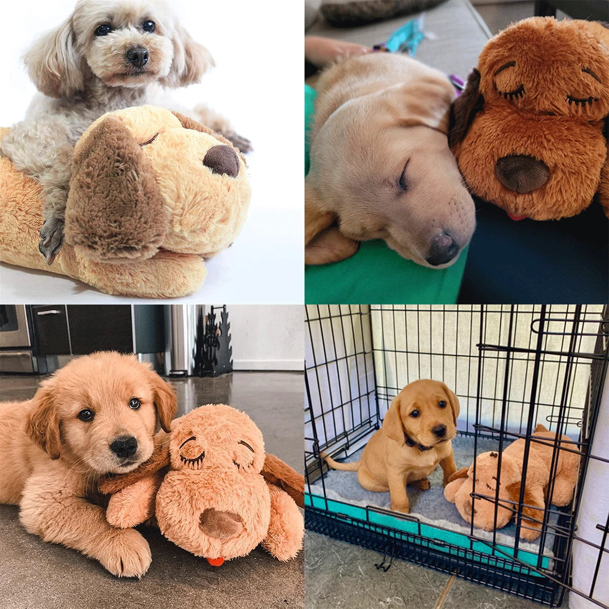 Beruhigendes Kuscheltier mit Herzschlag – Sicherheit für deinen Hund 🐾❤️
